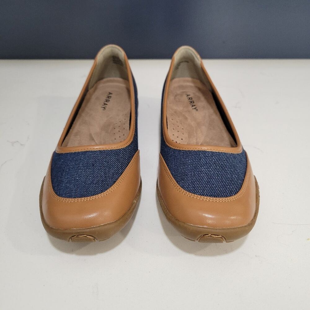 Array Cascade Ballet Flats Slip On Two Toned Uppe… - image 4